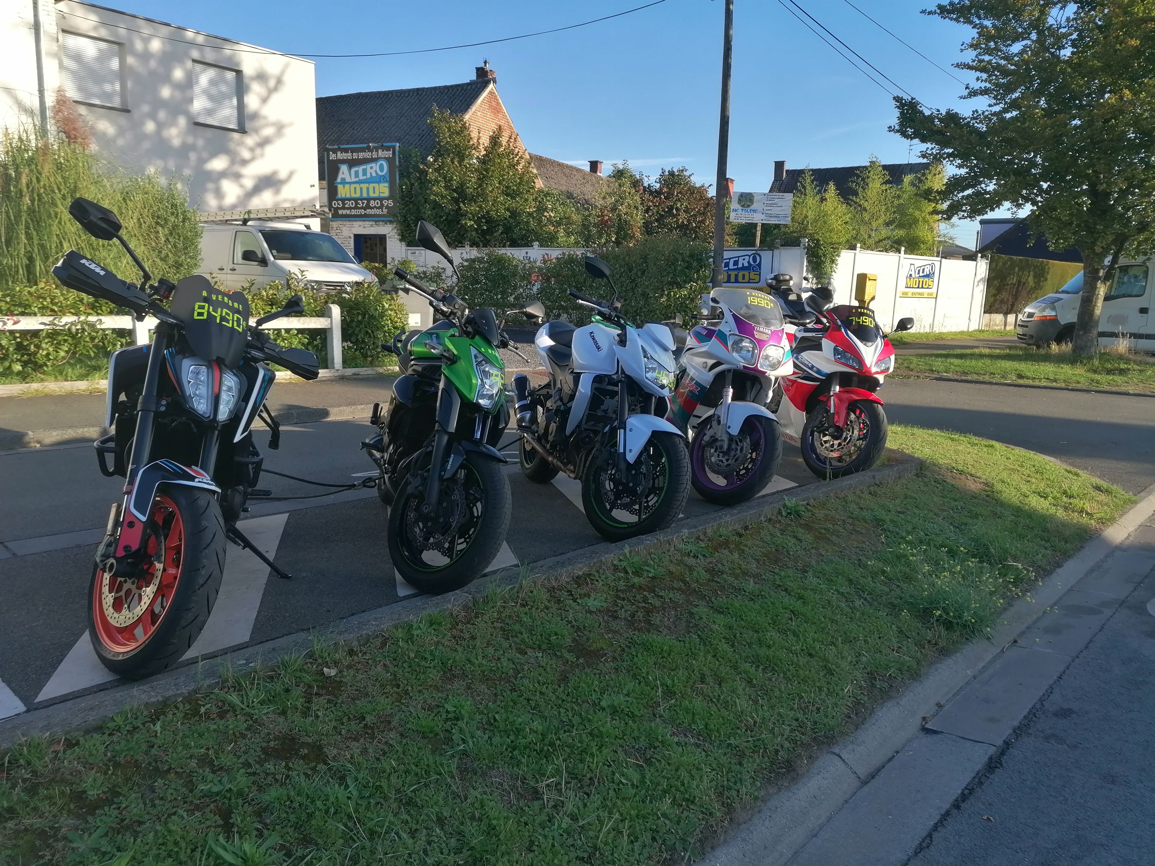 Parking motos 