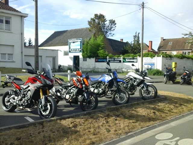 Parking motos 